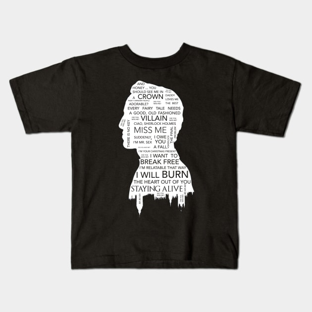 Jim Moriarty • Sherlock BBC Black Kids T-Shirt by Uwaki